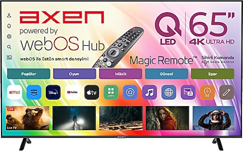 Axen AX65QMN252 4K Ultra HD 65
