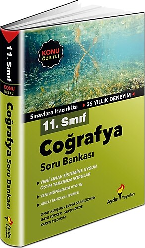 Aydın Yayınları 11. Sınıf Coğrafya Konu Özetli Soru Bankası