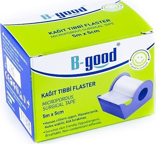 B-Good 5m x 5cm Kağıt Tıbbi Flaster