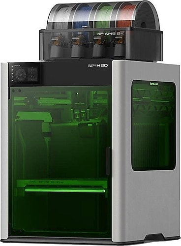 Bambu Lab H2D 10W Lazer Full Combo Kapalı Kasa Hızlı 3D Yazıcı