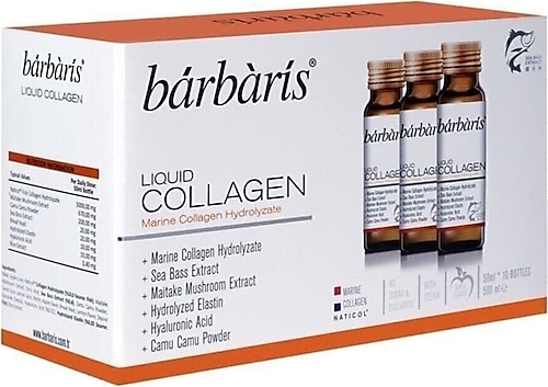Barbaris Liquid Collagen 50 ml 10 Adet