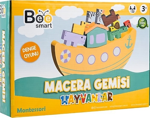 Bee Smart BS5740 Ahşap Macera Gemisi Hayvanlar Oyunu Fiyatları