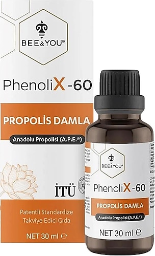 Bee&You PhenoliX-60 Propolis Damla 30 ml Fiyatları, Özellikleri ve