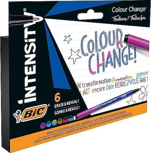 Bic İntensity Renk Değiştiren 6 Renk Keçe Uçlu Kalem