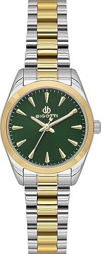 Bigotti Milano Quotidiana BG.1.10608-5 Altın-Yeşil Kadın Kol Saati