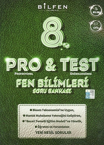 Bilfen Yayınları 8. Sınıf Pro & Test Fen Bilimleri Soru Bankası