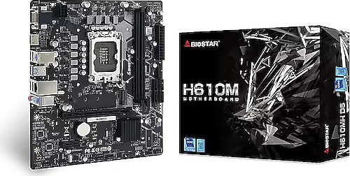 Biostar H610MH D5 Intel LGA1700 DDR5 Micro ATX Anakart Fiyatları
