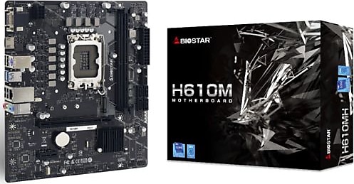 Biostar H610MH Intel LGA 1700 DDR4 Micro ATX Anakart