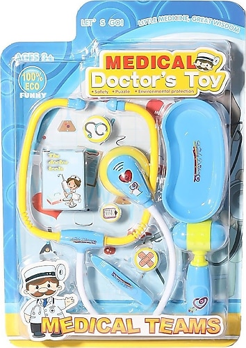 Birlik Oyuncak 66001C-23 Sesli ve Işıklı Mavi Doktor Seti