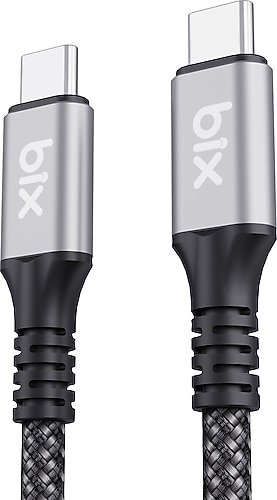 Bix BXCC242 USB4 1 m Type-C to Type-C Hızlı Şarj Kablosu Fiyatları