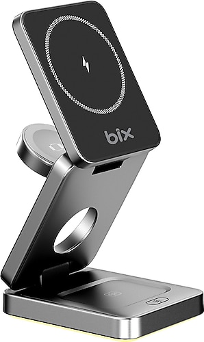 Bix BXMW7 3in1 Kablosuz Şarj Aleti Fiyatları, Özellikleri ve