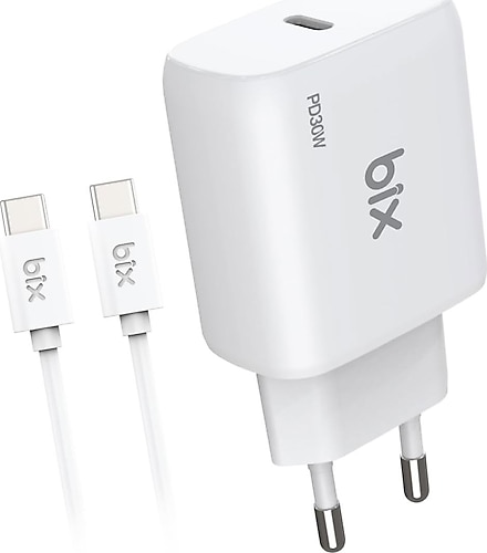 Bix BXUC30TA 30 W Type-C kablolu Hızlı Şarj Aleti Fiyatları