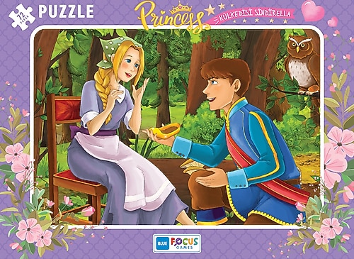 Blue Focus Princess Külkedisi Sindirella 72 Parça Puzzle BF252