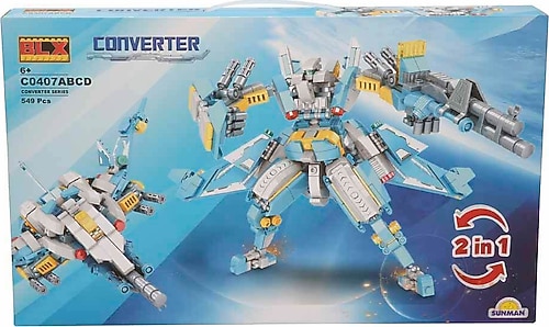 BLX 2in1 Dönüşen Robot Seti C0407 Fiyatları, Özellikleri ve