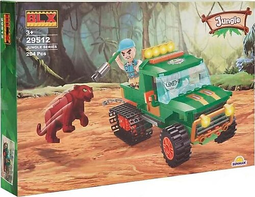 BLX Jungle Arazi Aracı ve Hayvan Yakalama Oyun Seti 29512