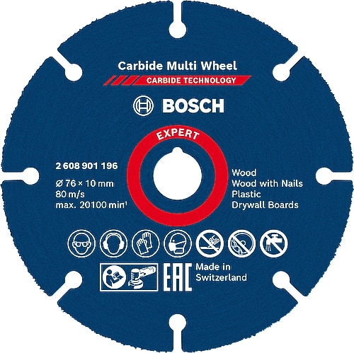 Bosch Carpide Multi Whell 2608901196 Çok Amaçlı Elmas Kesici Disk