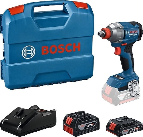 Bosch GDX 18V-285 Çift Akülü 2 Ah Darbeli Somun Sıkma Makinesi
