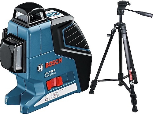 Bosch GLL 3-80 P Düzlemsel Hizalama Lazeri + BT 150 Tripod Ölçüm Cihazı