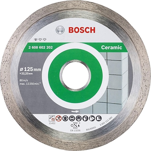 Bosch X-LOCK 2608602202 125 mm Seramik İçin Elmas Kesme Diski