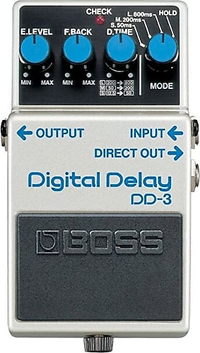 BOSS DD-3 1989年製造 日本製 Digital Delay Boss DD-3 Digital Delay Compact Pedal Fiyatları, Özellikleri ve
