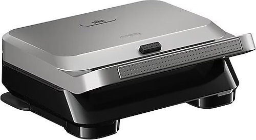 Braun SnackMaker 5 SM5000 Sandwichmaker mit abnehmbaren Sandwichplatten, Aluminiumguss, spülmaschinenfeste Platten, 800 W, Schwarz