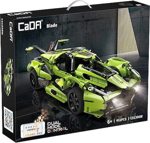 Cada Uzaktan Kumandalı Blade Sports Car C51306W 432 Parça Blok