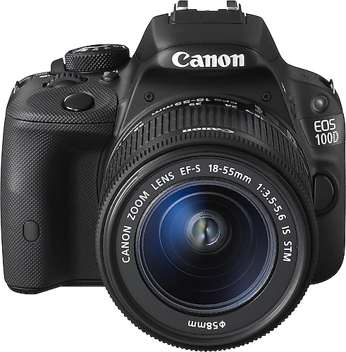 Canon EOS 100D + 18-55 mm Lens Dijital SLR Fotoğraf Makinesi