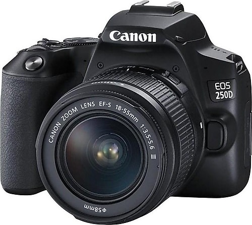 Canon EOS 250D + 50mm Lens DSLR Fotoğraf Makinesi Fiyatları