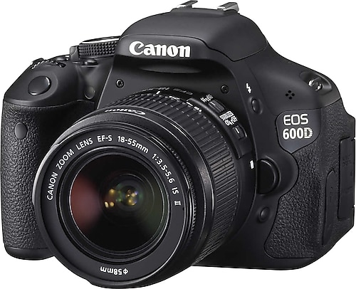 Canon EOS 600D + 18-55 mm Lens Dijital SLR Fotoğraf Makinesi