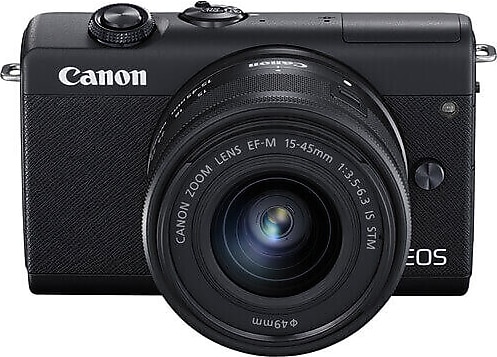 【大幅値下げ】Canon EOS M200 Canon EOS M200 + 15-45mm Lens Siyah Aynasız Fotoğraf Makinesi