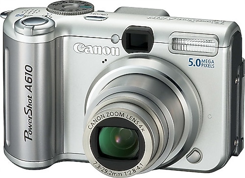 Canon PowerShot A610 シルバー コンデジ　デジカメ Canon PowerShot A610 Dijital Fotoğraf Makinesi Fiyatları