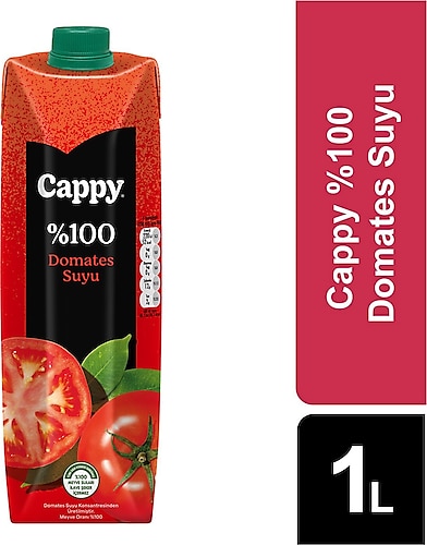 CAPPY DOMATES SUYU AROMALI İÇECEK MEYVE SUYU 1L