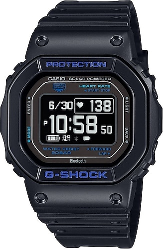 Casio G-Shock G-Squad DW-H5600-1A2DR Siyah-Mavi Akıllı Saat