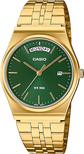 Casio Standart MTP-B146G-3AVDF Altın-Yeşil Erkek Kol Saati