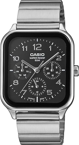 Casio Standart MTP-M306D-1AVDF Çelik Kordon Siyah Kol Saati