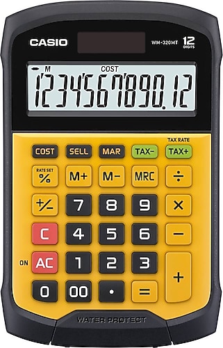 Casio WM-320MT Suya Dayanıklı Masaüstü Hesap Makinesi Fiyatları