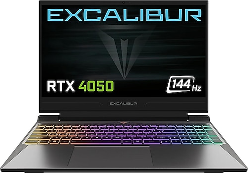 Casper Excalibur G870.1265-BFA0X-B i7-12650H 16 GB 1 TB SSD RTX4050 15.6" Full HD Notebook