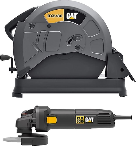 Cat DX5180SET 2400 W 355 mm Profil Kesme + DX3090 720 W 125 mm