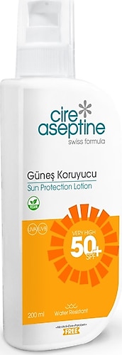 Cire Aseptine Güneş Koruyucu Losyon Spf 50+ 200 ml