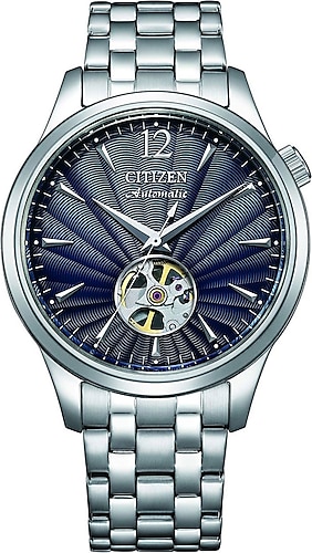 Citizen Automatico NH9131-73L Çelik Kordon Mavi Erkek Kol Saati