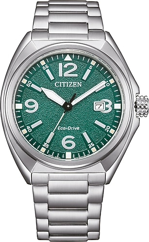 Citizen Eco-Drive AW1571-76X Çelik Kordon Yeşil Erkek Kol Saati
