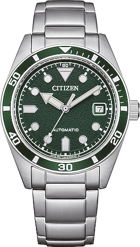 Citizen NJ0220-52X Çelik Kordon Yeşil Erkek Kol Saati Fiyatları