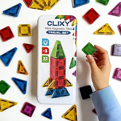 Clixy Mini Manyetik Bloklar 32 Parça Travel Set Fiyatları