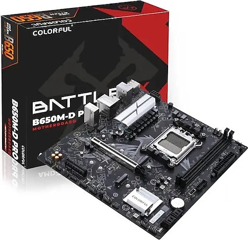 Colorful BATTLE-AX B650M-D PRO V14 AMD AM5 DDR5 Micro ATX Anakart
