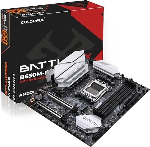 Colorful BATTLE-AX B650M-PLUS V14 AMD AM5 DDR5 Micro ATX Anakart