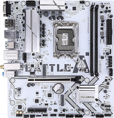 Colorful BATTLE-AX B760M-GHA Wi-Fi D5 V20 DDR5 MATX Anakart