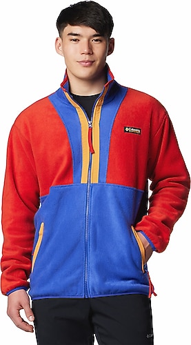 Columbia Backbowl II AM9839-698 Tam Fermuarlı Kırmızı Erkek Polar