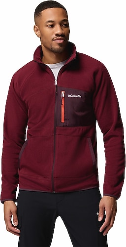 Columbia Fast Trek Overlay AM1442-624 Tam Fermuarlı Bordo Erkek