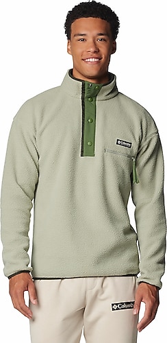 Columbia Helvetia II AM5780-348 Yarım Fermuarlı Yeşil Erkek Polar