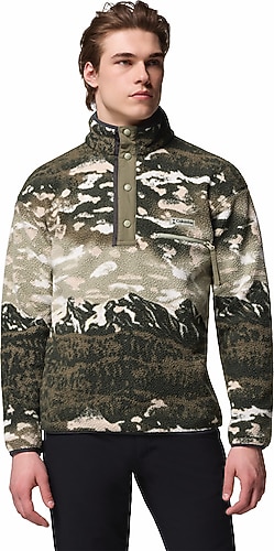 Columbia Helvetia II Printed AM4498-349 Yeşil Erkek Polar